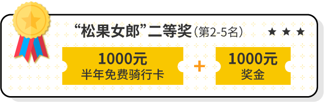 “松果代言人”二等奖