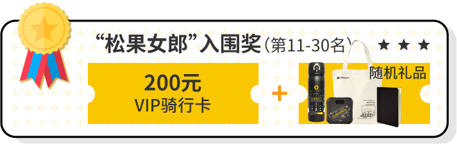 “松果代言人”入围奖